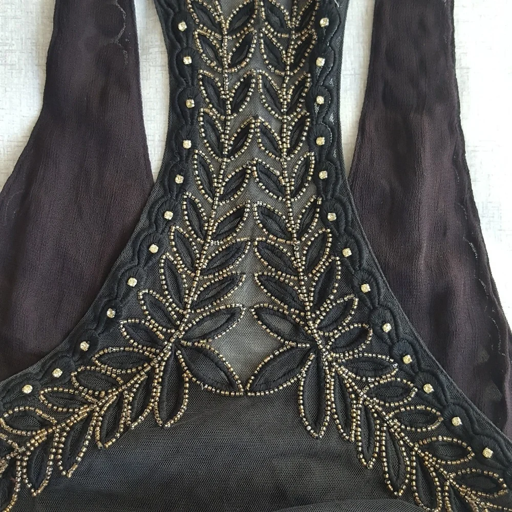 Free People Twilight Mini Dress Boho size S - Picture 5 of 6